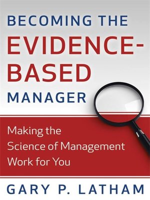 cover image of Becoming the Evidence-Based Manager